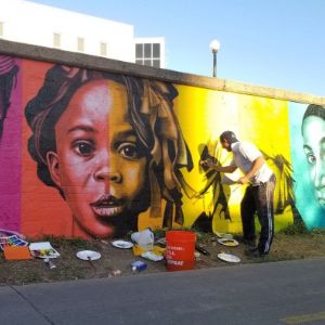 Rainbow Multicultural Children Mural on Cherry Creek 300