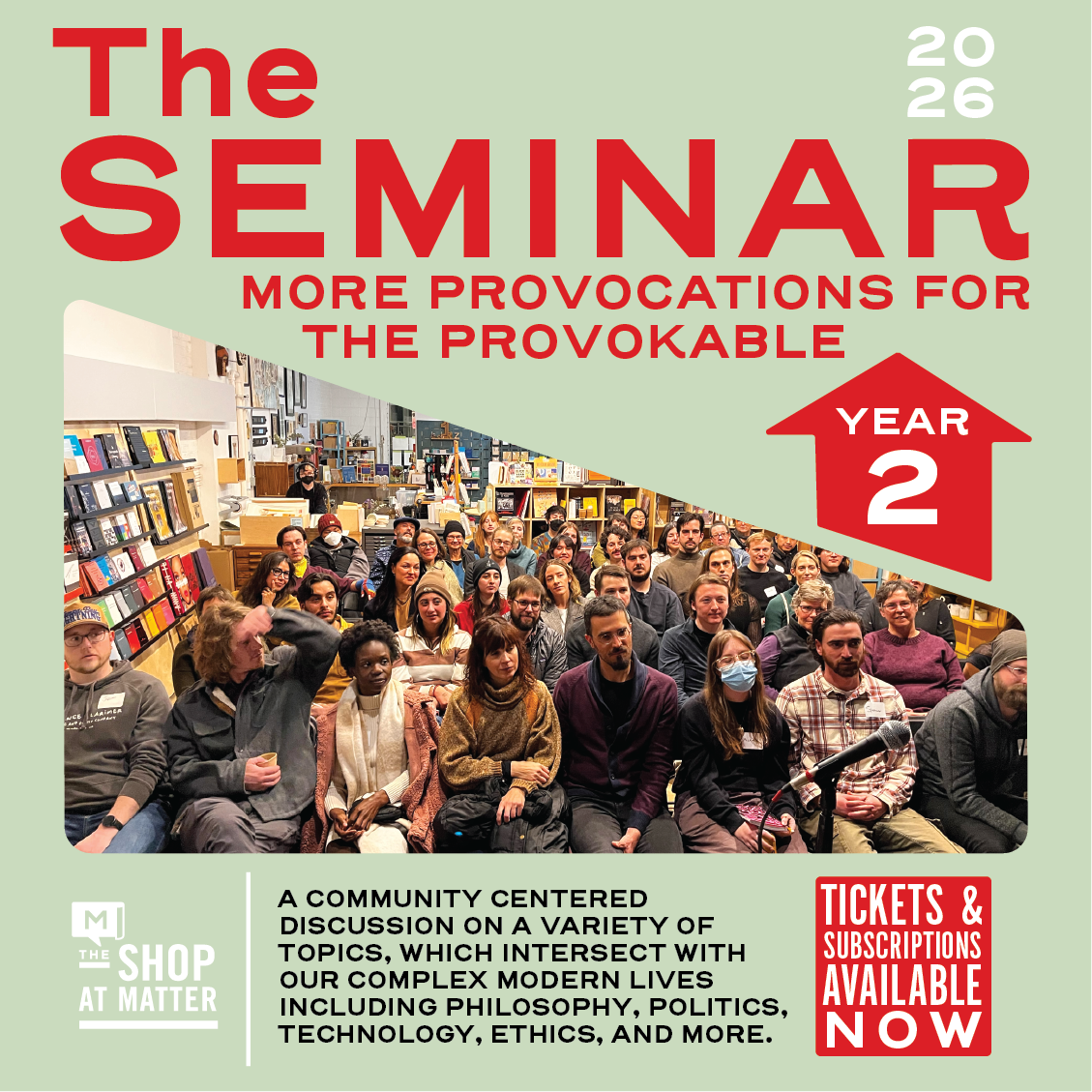 More Info for The Seminar: Year 2