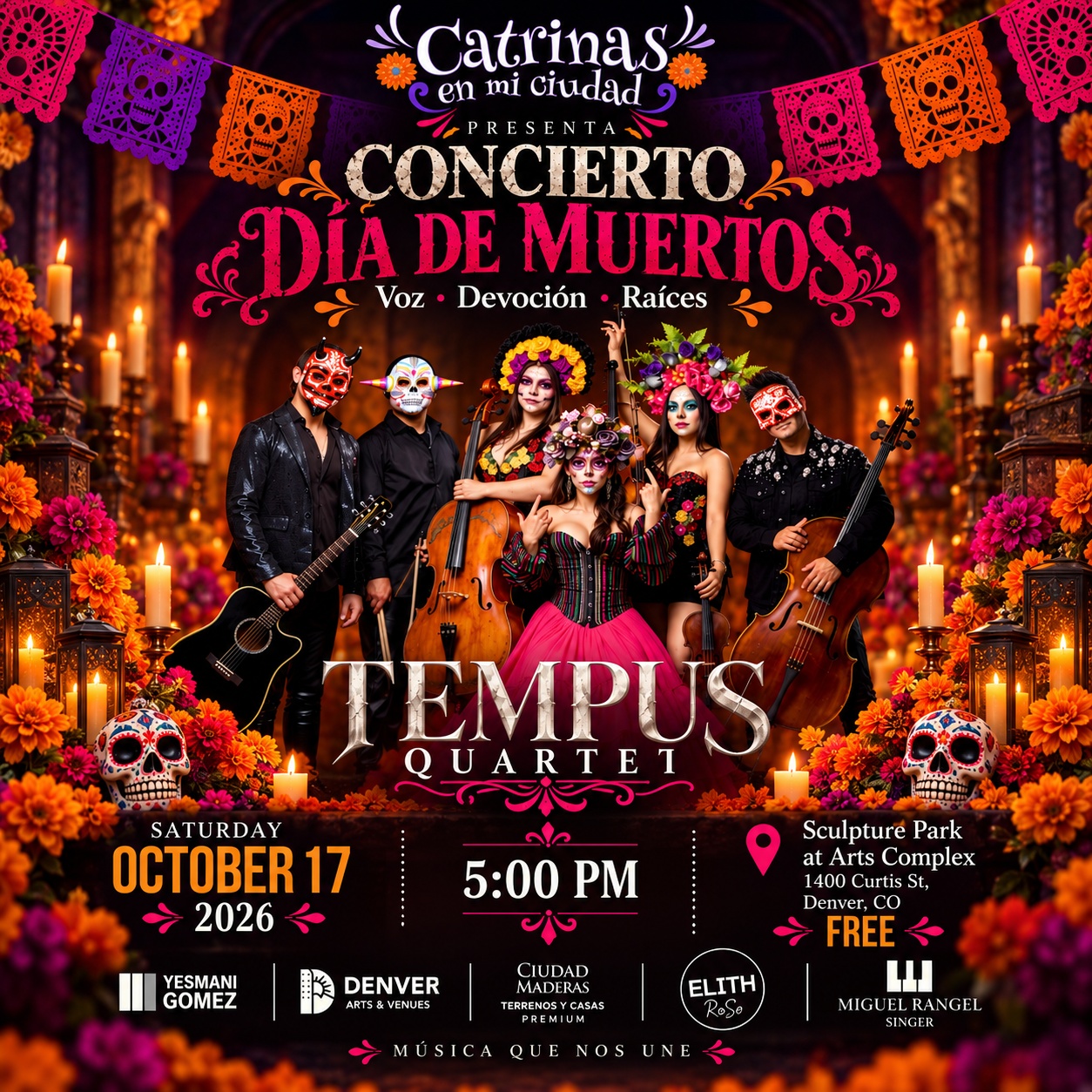 More Info for Catrinas en Mi Ciudad | Tempus Quartet Outdoor Concert