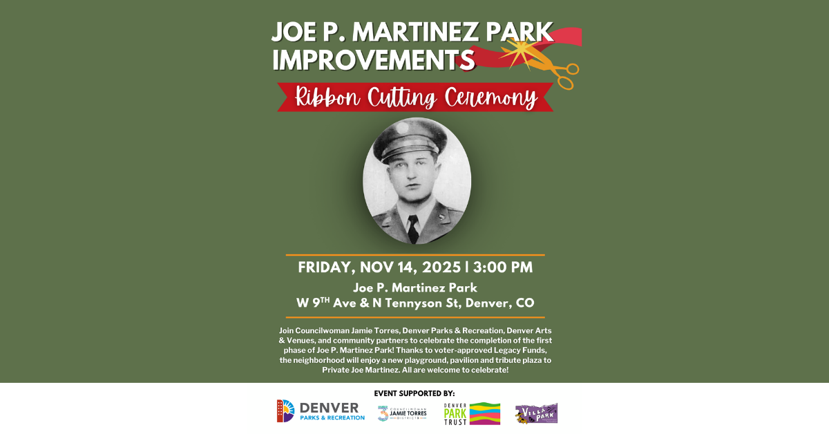 Joe P. Martinez Park Ribbon Cutting Ceremony