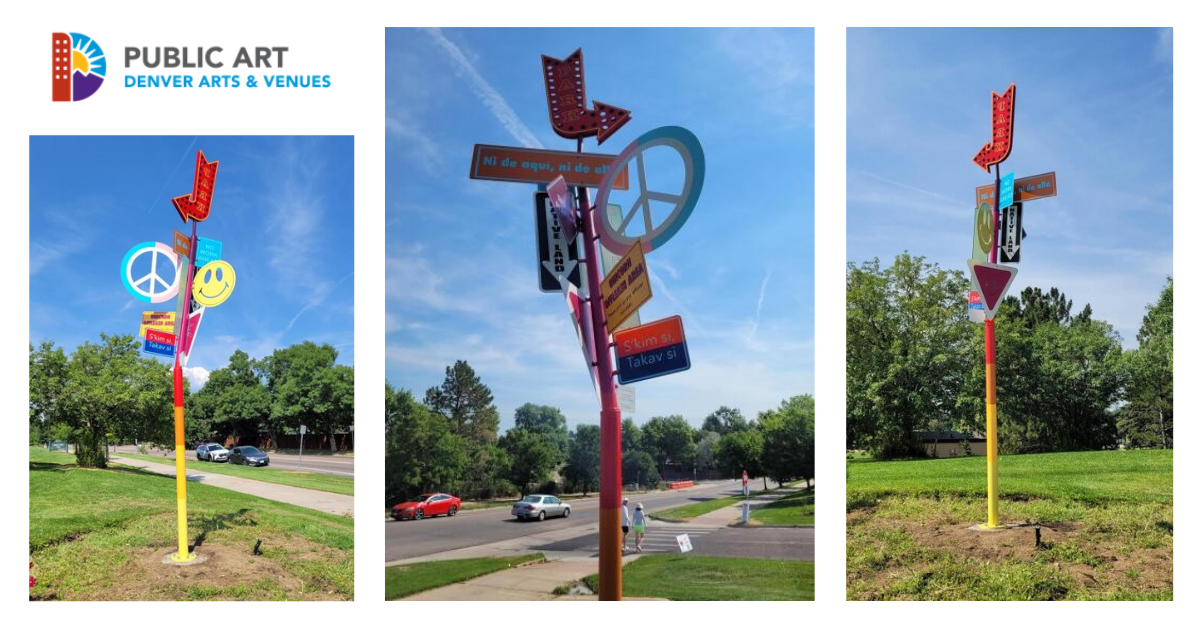 Public Art Dedication: Sign of the Times by Los Gatos Locos