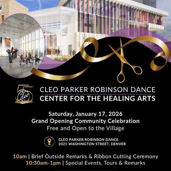 More Info for Cleo Parker Robinson Dance Expansion Grand Opening