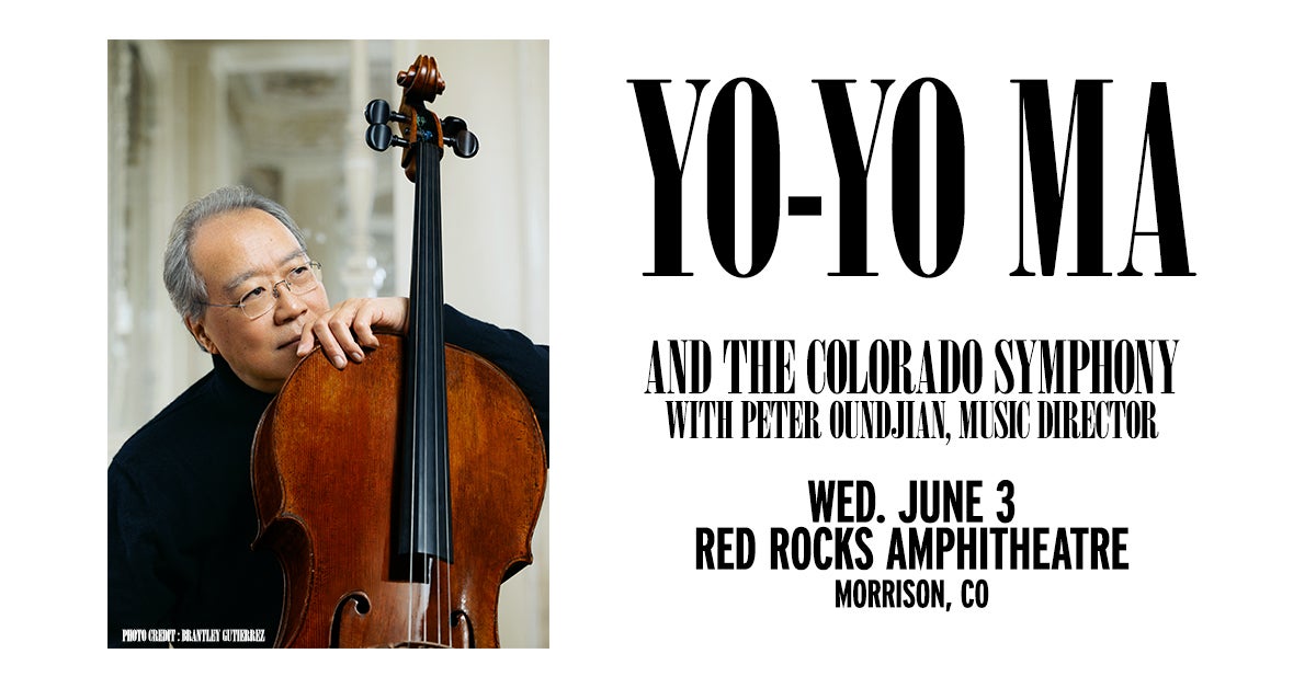 Yo-Yo Ma with the Colorado Symphony