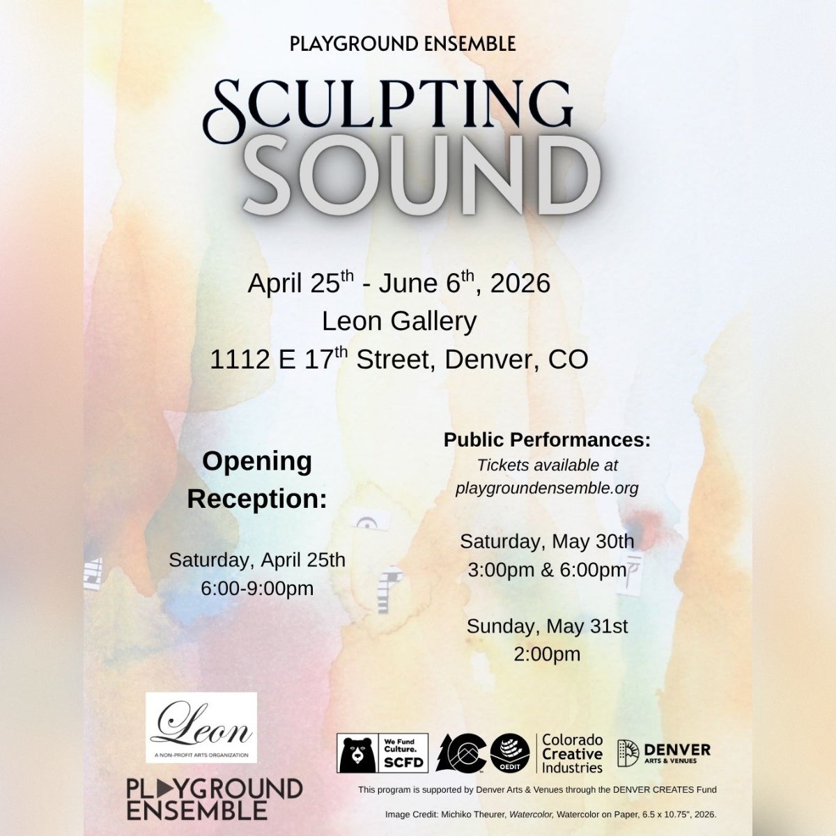 More Info for Sculpting Sound