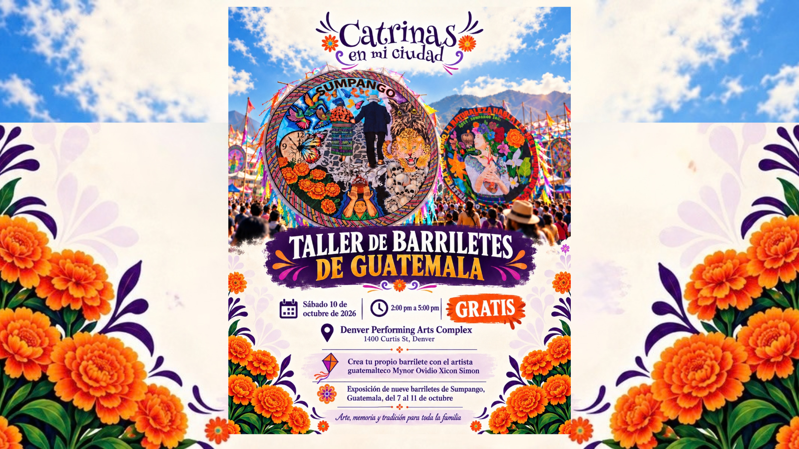 Catrinas en Mi Ciudad | Barriletes Workshop
